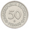 50 пфеннигов 1980 года D Западная Германия (ФРГ)