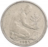 50 пфеннигов 1981 года G Западная Германия (ФРГ)