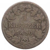 1 крейцер 1850 года Бавария