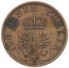 2 пфенига 1868 года B Пруссия