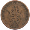 5 пфеннигов 1862 года Саксония