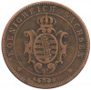 5 пфеннигов 1867 года Саксония