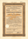 Акция (облигация) 5000 рейхсмарок 1940 года Германия