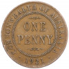 1 пенни 1921 года Австралия