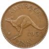 1 пенни 1952 года Австралия