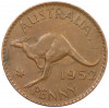1 пенни 1952 года Австралия