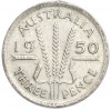 3 пенса 1950 года Австралия