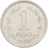 1 песо 1958 года Аргентина