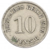 10 пфеннигов 1906 года A Германия