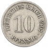 10 пфеннигов 1907 года A Германия