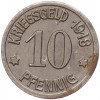 10 пфеннигов 1918 года Германия — город Кобленц (Нотгельд)
