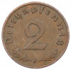2 рейхспфеннига 1938 года F Германия