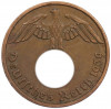 2 рейхспфеннига 1939 года D Германия