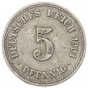 5 пфеннигов 1901 года A Германия