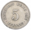 5 пфеннигов 1906 года A Германия