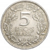 5 рейхсмарок 1925 года D Германия «Тысячелетие Рейнланда»