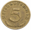 5 рейхспфеннигов 1938 года D Германия