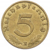 5 рейхспфеннигов 1939 года E Германия