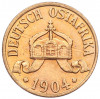 1/2 геллера 1904 года A Германская Восточная Африка