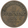 1 пфенниг 1856 года A Пруссия