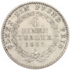 1/6 талера 1862 года A Ангальт-Бернбург
