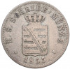2 новых гроша / 20 пфеннигов 1855 года Саксония