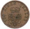 2 пфеннига 1868 года B Пруссия