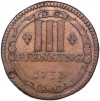 3 пфеннига 1753 года Мюнстер