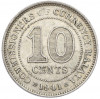 10 центов 1941 года Малайя