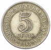 5 центов 1945 года I Малайя