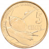5 центов 2016 года Сейшелы