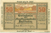 50 геллеров 1920 года Австрия — Халлайн (Нотгельд)