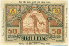 50 геллеров 1920 года Австрия — Халлайн (Нотгельд)