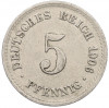 5 пфеннигов 1906 года А Германия