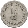 5 пфеннигов 1908 года F Германия