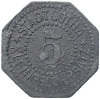 5 пфеннигов 1917 года Германия — город Гота (Нотгельд)