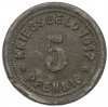 5 пфеннигов 1917 года Германия — город Олигс (Нотгельд)