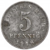 5 пфеннигов 1918 года А Германия