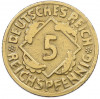 5 рейхспфеннигов 1924 года G Германия