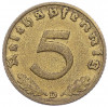 5 рейхспфеннигов 1938 года D Германия
