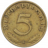 5 рейхспфеннигов 1938 года E Германия