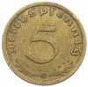 5 рейхспфеннигов 1938 года G Германия