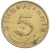 5 рейхспфеннигов 1939 года B Германия