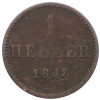 1 геллер 1847 года Франкфурт