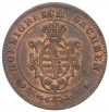 1 пфенниг 1865 года Саксония