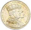 1 талер 1861 года Пруссия «Коронация Вильгельма I и Августы»
