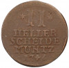 2 геллера 1742 года Гессен-Кассель