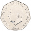 50 пенсов 2024 года Гибралтар «Рождество»