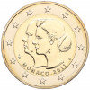 2 евро 2011 года Монако «Свадьба Князя Монако Альбера II и Шарлин Уиттсток»