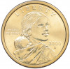1 доллар 2000 года D США Сакагавея «Парящий орел»
